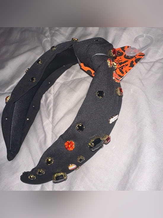 Piper K Accessories - Piper K Black Jeweled Knot Headband with Mixed Accent Pins / Stones NWT